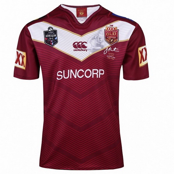 Maillot Rugby Thurston QLD Maroons 2017 2018 Rouge